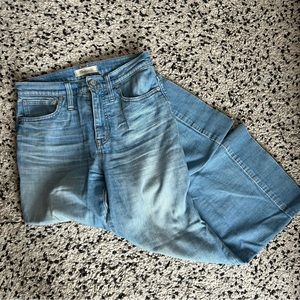 Madewell Wide Leg Crop Jeans
